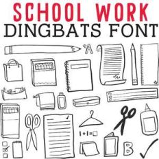 cg school work dingbats