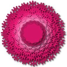 nested doily circle