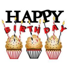 happy birthday cupcakes