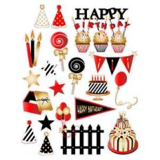 happy birthday planner stickers