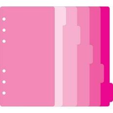 6-ring binder dividers and page for a6 binders