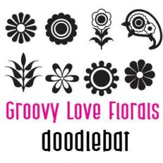 groovy love florals doodlebat