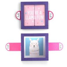 surprise window valentine llama