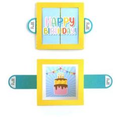 surprise window birthday cake