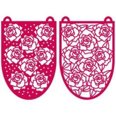 fresh roses bunting flags