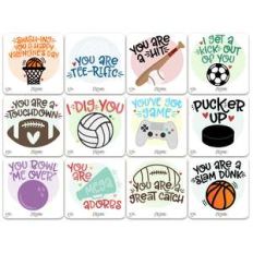 valentine stickers/tags