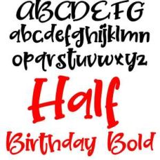zp half birthday bold