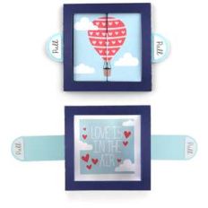 surprise window card hot air balloon