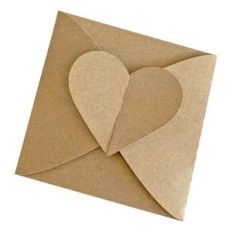 heart square envelope