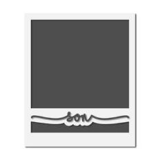 son polaroid frame