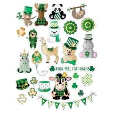 st. patrick's day critters - stickers