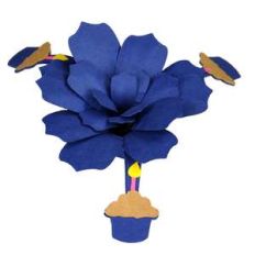 birthday cupcake fun flower