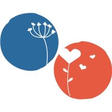 flowers in circles