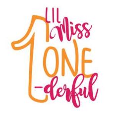 lil miss one-derful birthday phrase