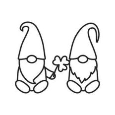 gnomes and shamrock