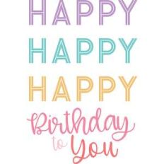 happy birthday to you