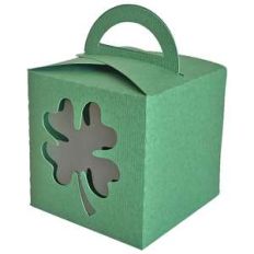 fold over four leaf clover window box with handle