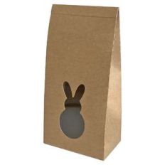 self standing bag with bunny window
