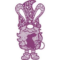 easter gnome mandala zentangle