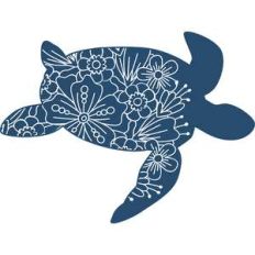floral turtle mandala