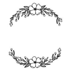 spring flower wreath