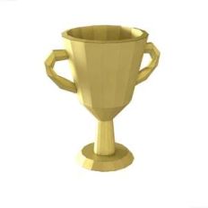 lowpoly trophy