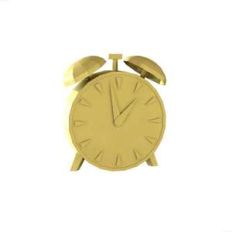 lowpoly alarm clock