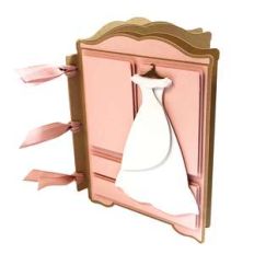 dress bride mini album