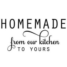 homemade kitchen sign