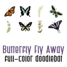 butterfly fly away color-bat