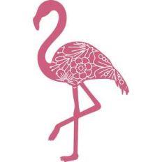 floral flamingo