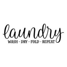 laundry wash dry fold repeat