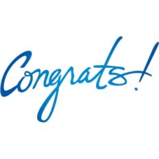 Congrats!
