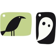 crow and ghost tags