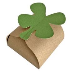 slide box with four leaf clover