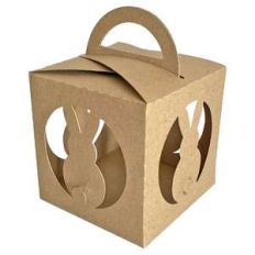 fold over box with bunny windows