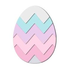 layered chevrons egg