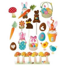 easter gnomes 2 sticker sheet
