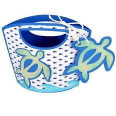 hawaiian turtle tote and tag