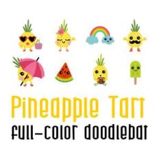 pineapple tart color bat color font
