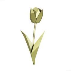 lowpoly tulip
