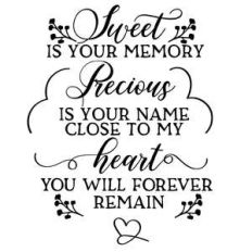 sweet is your memory
