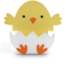 box card easter chick
