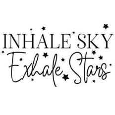 inhale sky exhale stars quote
