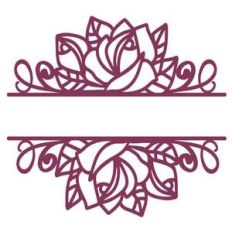 border with roses