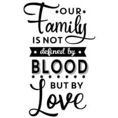family defined not by blood love