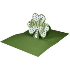 shamrock pop up card