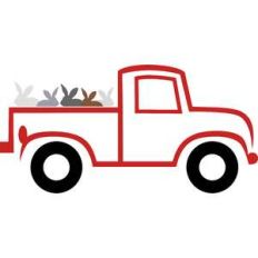 truck and rabbits