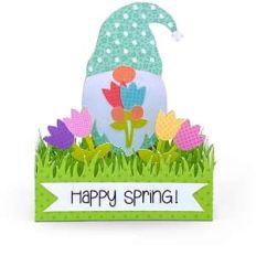 box card gnome tulip