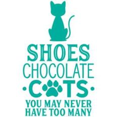 shoes chocolate cats